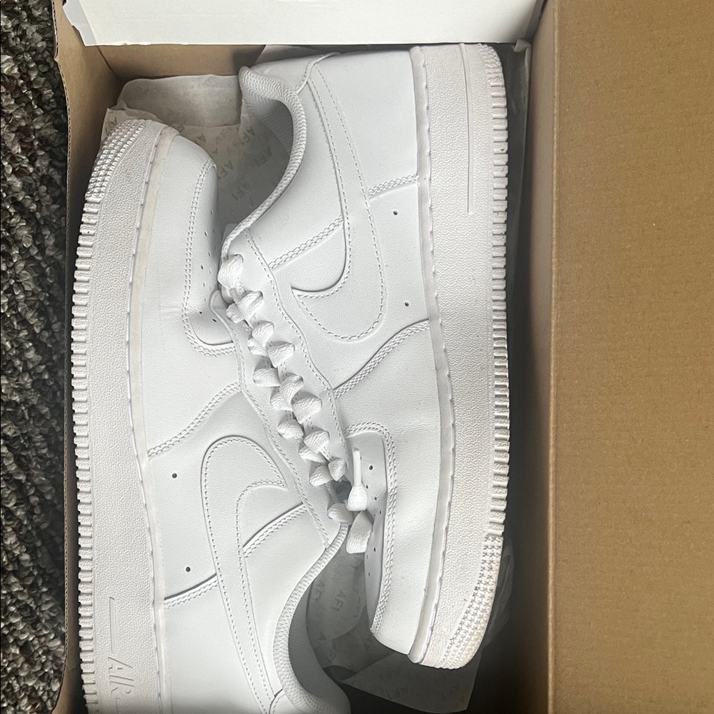 Nike Air Force 1 All-White Shoes